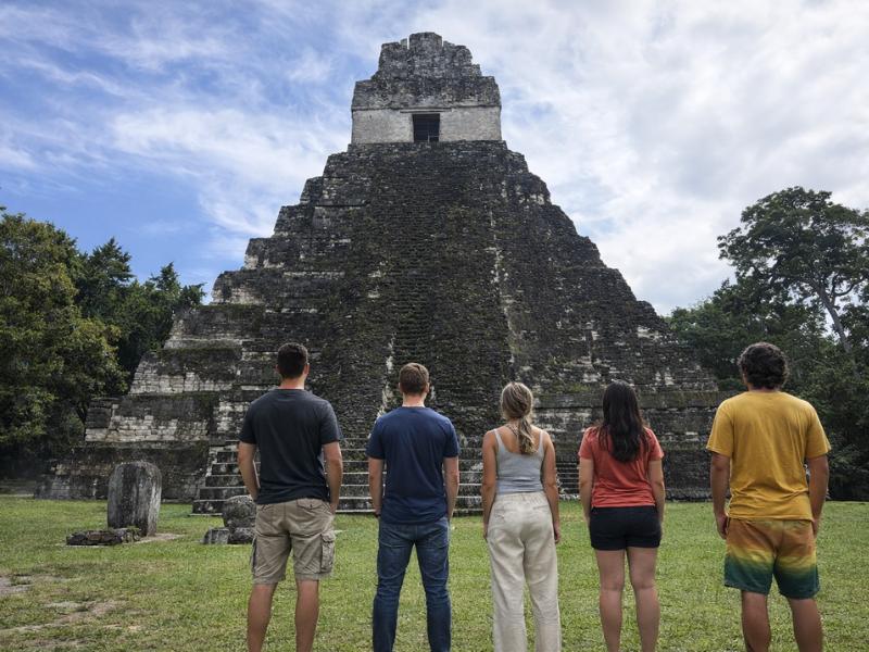 our team in Tikal